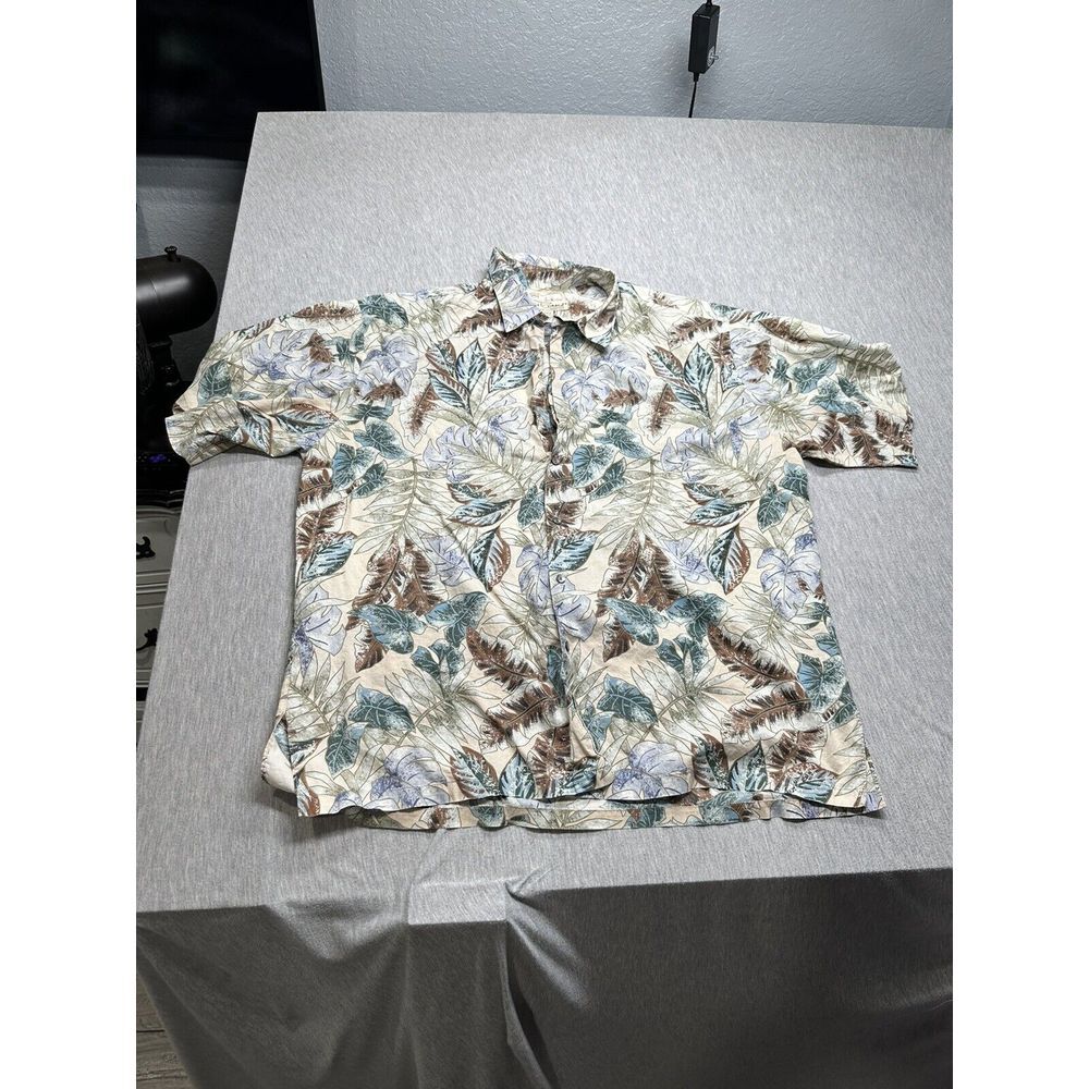 Vintage Tori‎ Richard Hawaiian Shirt Mens XL Button Down Pocket 100% Cotton